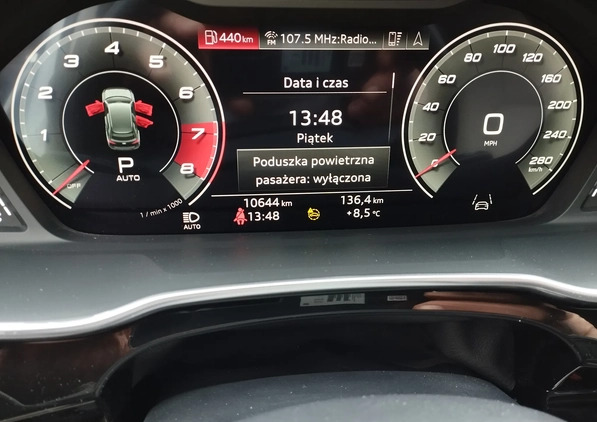 Audi Q3 cena 155900 przebieg: 11187, rok produkcji 2022 z Oborniki małe 352